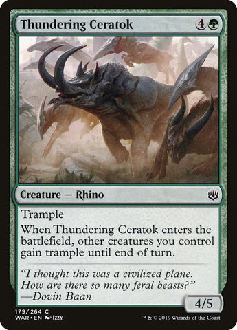 Ceratok atronador [La Guerra de la Chispa]
