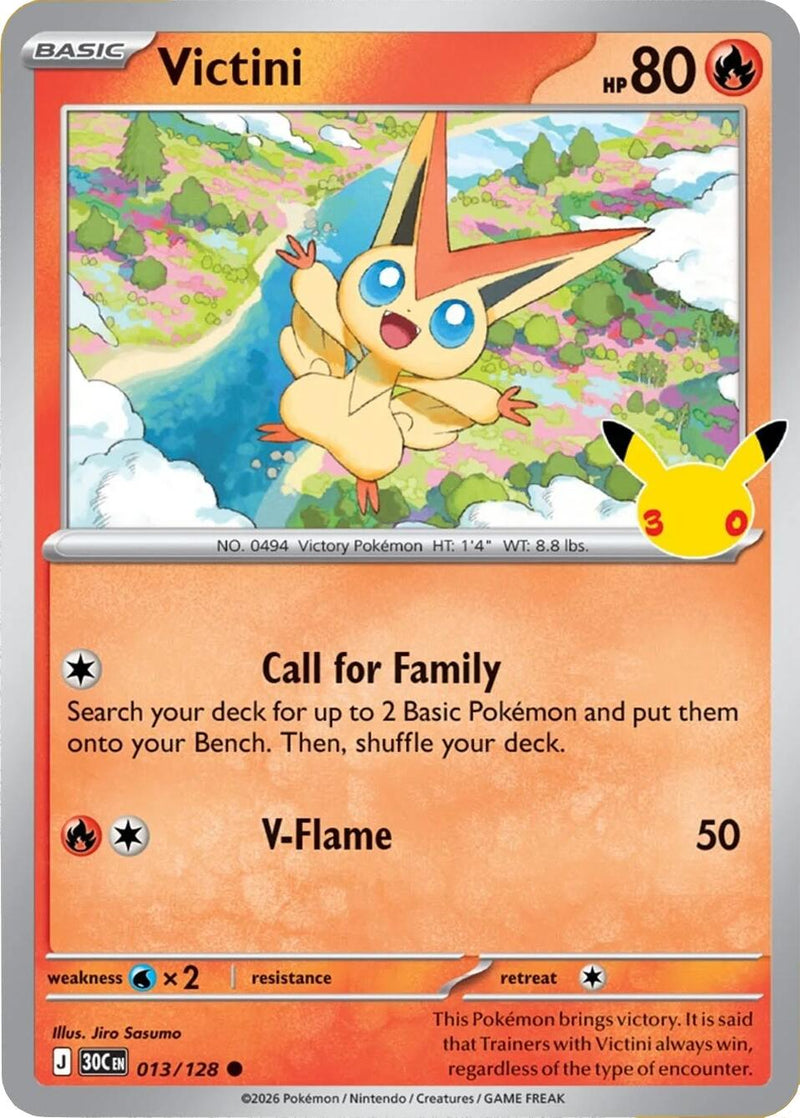 Victini (013/128) [Mega Evolución: 30.ª Celebración]
