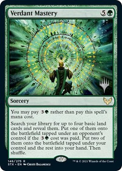 Maîtrise verdoyante (Pack promo) [Strixhaven: l'académie des mages Promos]