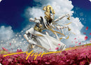Myojin de l'Aube florissante carte illustrée (signature estampée or) [Série d'illustrations Kamigawa : Allégeance néon]