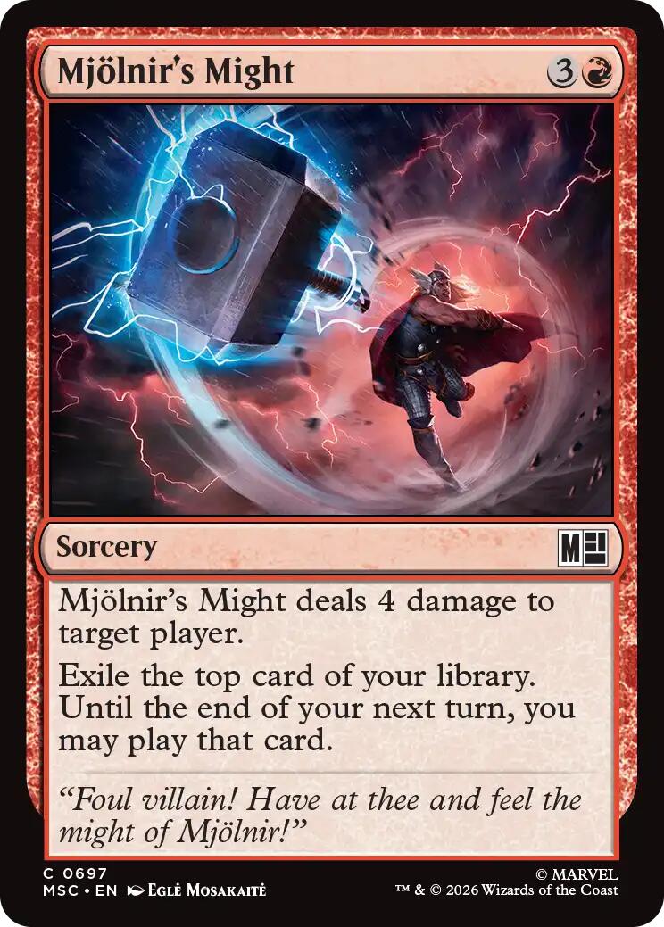 El Poder de Mjolnir [Marvel Super Heroes Commander]