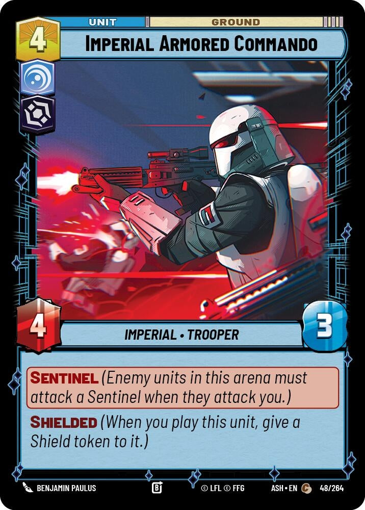 Image for Imperial Armored Commando (48/264) (ASH) - Star Wars: Unlimited