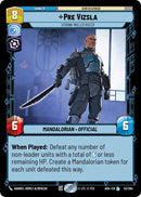 Image for Pre Vizsla - Strong-Willed Ruler (53/264) (ASH) - Star Wars: Unlimited
