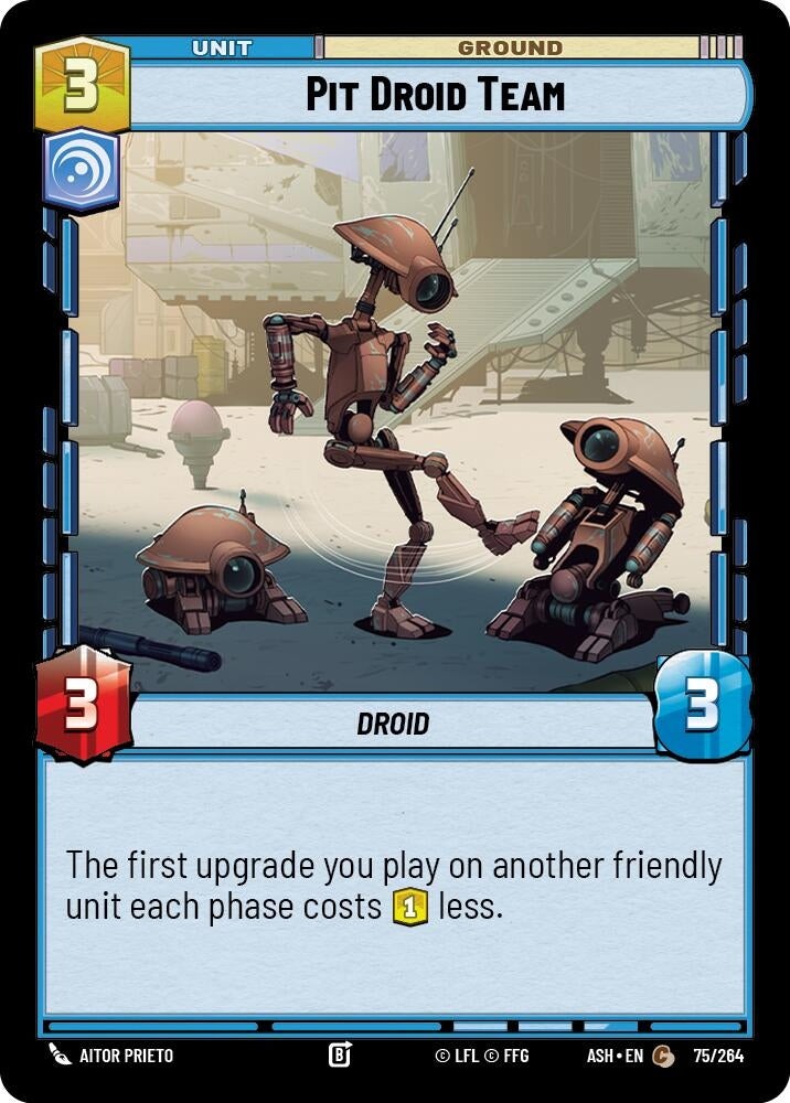 Image for Pit Droid Team (75/264) (ASH) - Star Wars: Unlimited