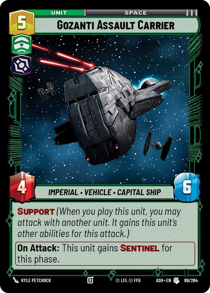 Image for Gozanti Assault Carrier (99/264) (ASH) - Star Wars: Unlimited