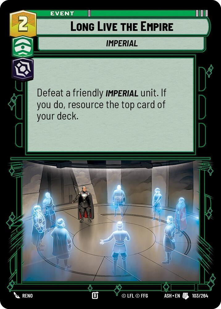 Image for Long Live the Empire (103/264) (ASH) - Star Wars: Unlimited