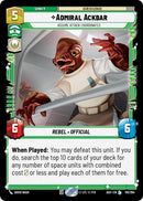 Image for Admiral Ackbar - Assume Attack Coordinates (110/264) (ASH) - Star Wars: Unlimited