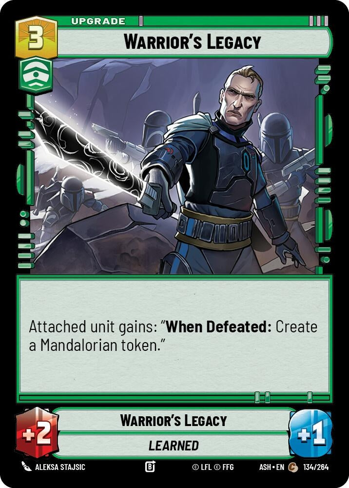 Image for Warrior's Legacy (134/264) (ASH) - Star Wars: Unlimited