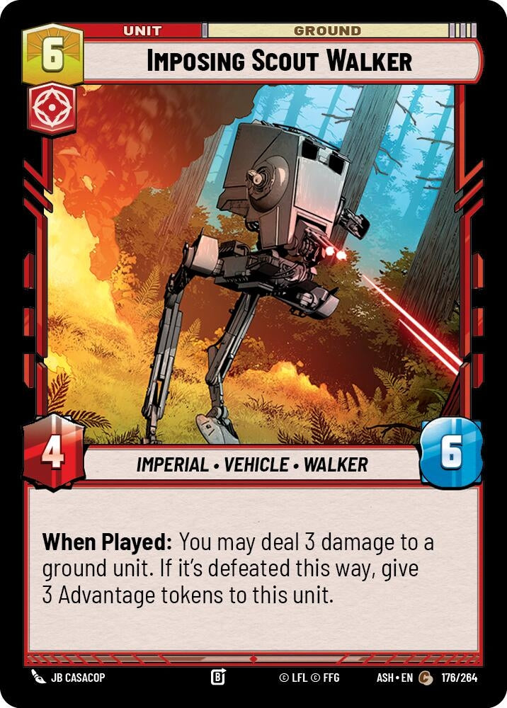 Image for Imposing Scout Walker (176/264) (ASH) - Star Wars: Unlimited
