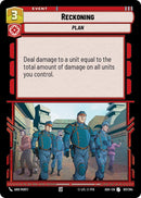 Image for Reckoning (187/264) (ASH) - Star Wars: Unlimited