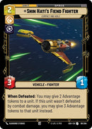 Image for Shin Hati's Fiend Fighter - Compact and Agile (191/264) (ASH) - Star Wars: Unlimited