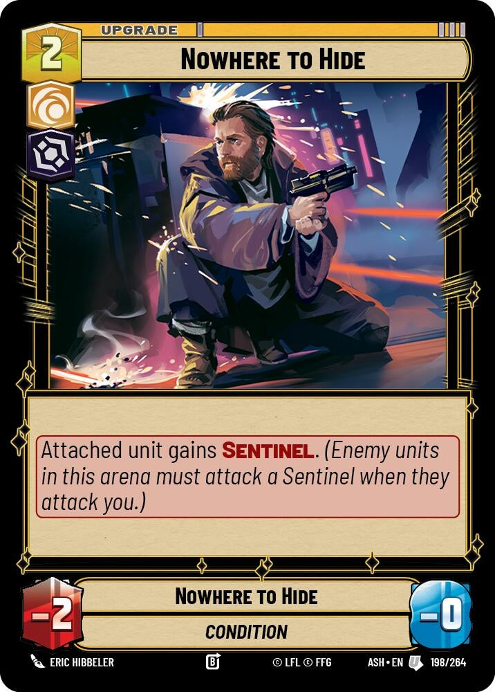 Image for Nowhere to Hide (198/264) (ASH) - Star Wars: Unlimited