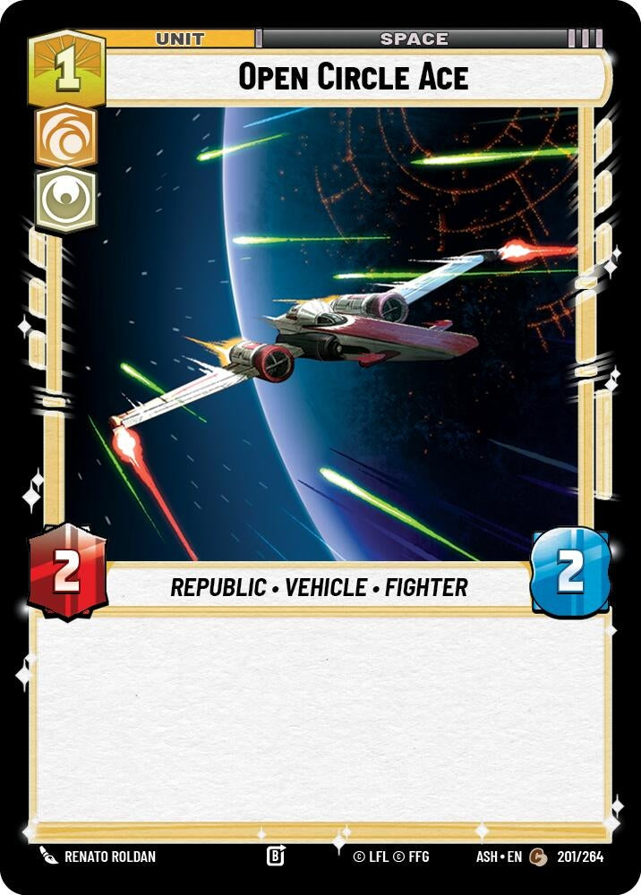 Image for Open Circle Ace (201/264) (ASH) - Star Wars: Unlimited