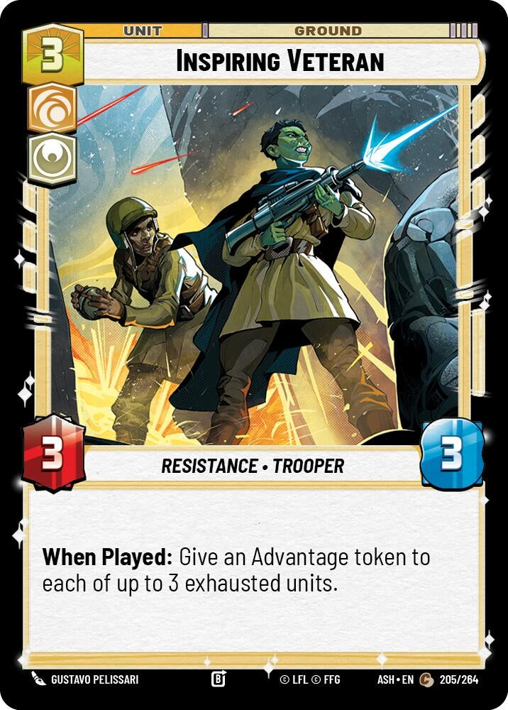 Image for Inspiring Veteran (205/264) (ASH) - Star Wars: Unlimited