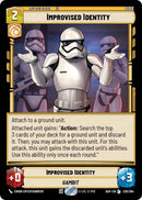 Image for Improvised Identity (230/264) (ASH) - Star Wars: Unlimited