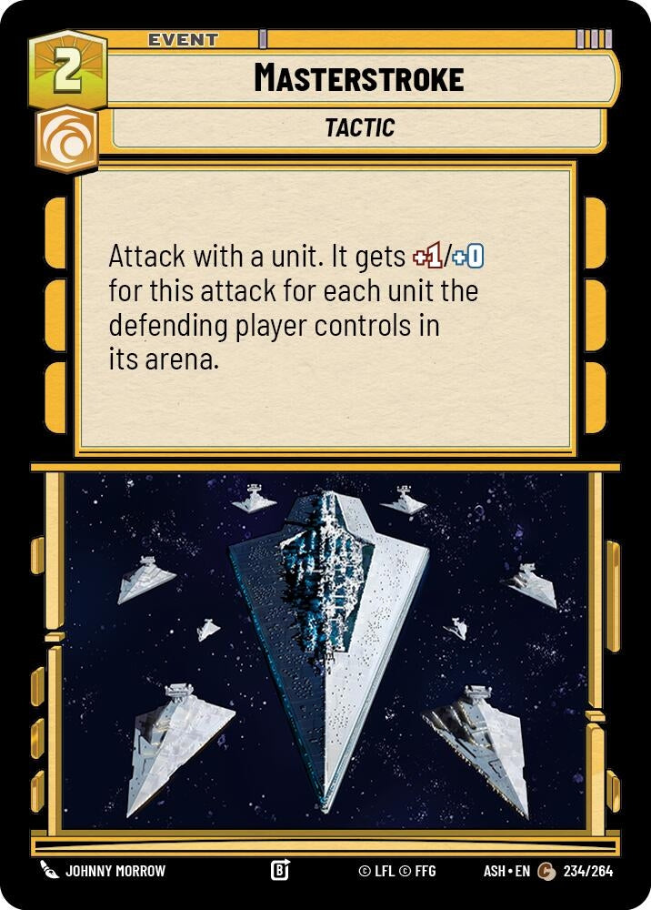 Image for Masterstroke (234/264) (ASH) - Star Wars: Unlimited