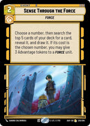 Image for Sense Through the Force (235/264) (ASH) - Star Wars: Unlimited