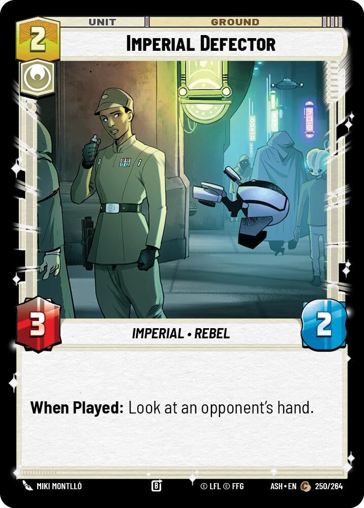 Image for Imperial Defector (250/264) (ASH) - Star Wars: Unlimited