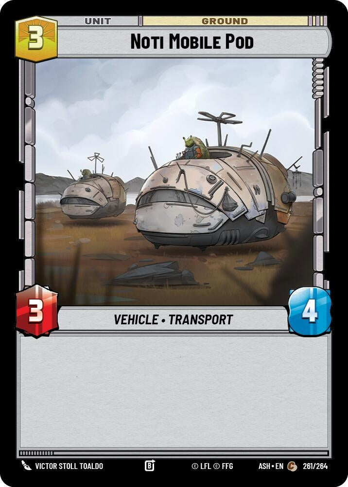 Image for Noti Mobile Pod (261/264) (ASH) - Star Wars: Unlimited