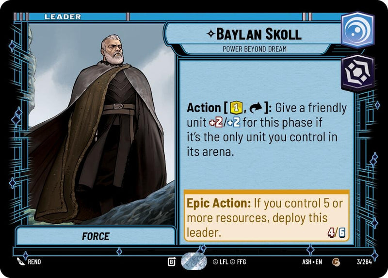 Image for Baylan Skoll - Power Beyond Dream (4/264) (ASH) - Star Wars: Unlimited