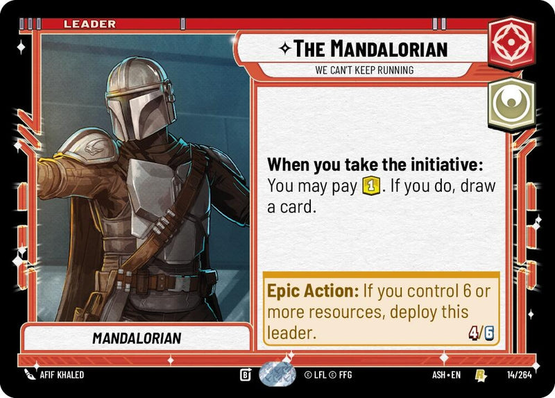 Image for The Mandalorian - We Can't Keep Running (14/264) (ASH) - Star Wars: Unlimited
