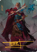 Elminster carte illustrée (64) (signature estampillée or) [Commander Legends: Battle for Baldur's Gate Art Series]