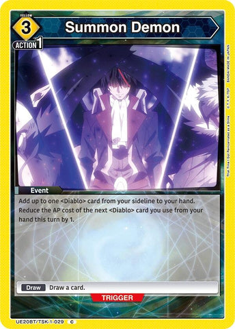 Image for Summon Demon (UE20BT/TSK-1-029) (UE20BT) - Union Arena