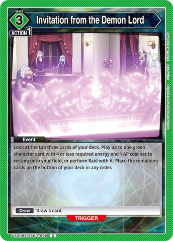 Image for Invitation from the Demon Lord (UE20BT/TSK-1-099) (UE20BT) - Union Arena