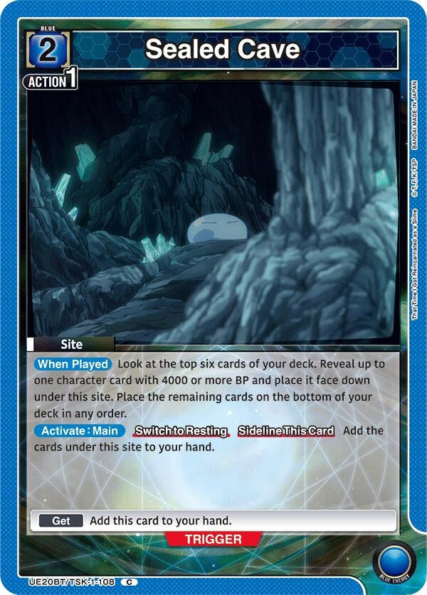 Image for Sealed Cave (UE20BT/TSK-1-108) (UE20BT) - Union Arena