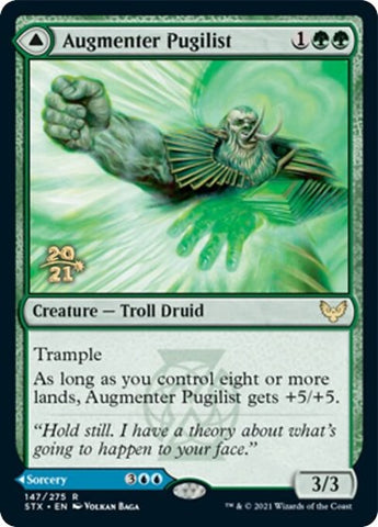 Pugiliste augmenté // Équation réverbérante [Prerelease Promos de Strixhaven : l'académie des mages]