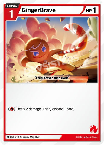 Image for GingerBrave (013) (BS1-013) (BS1-BS2) - CookieRun: Braverse TCG
