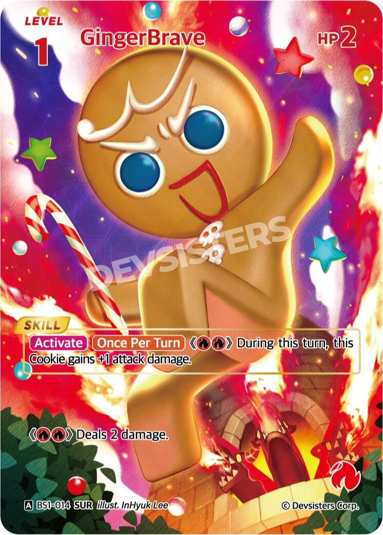 Image for GingerBrave (014) (SUR) (BS1-014) (BS1-BS2) - CookieRun: Braverse TCG
