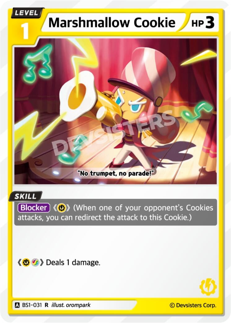 Image for Marshmallow Cookie (BS1-031) (BS1-BS2) - CookieRun: Braverse TCG