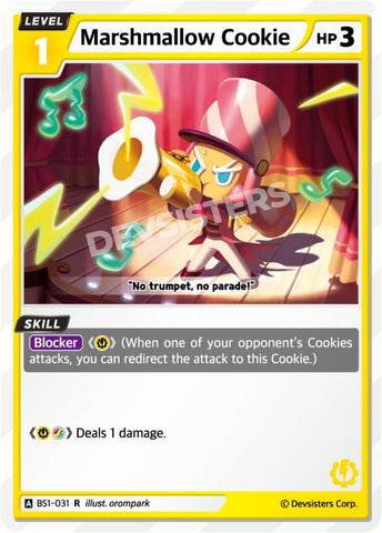Image for Marshmallow Cookie (BS1-031) (BS1-BS2) - CookieRun: Braverse TCG