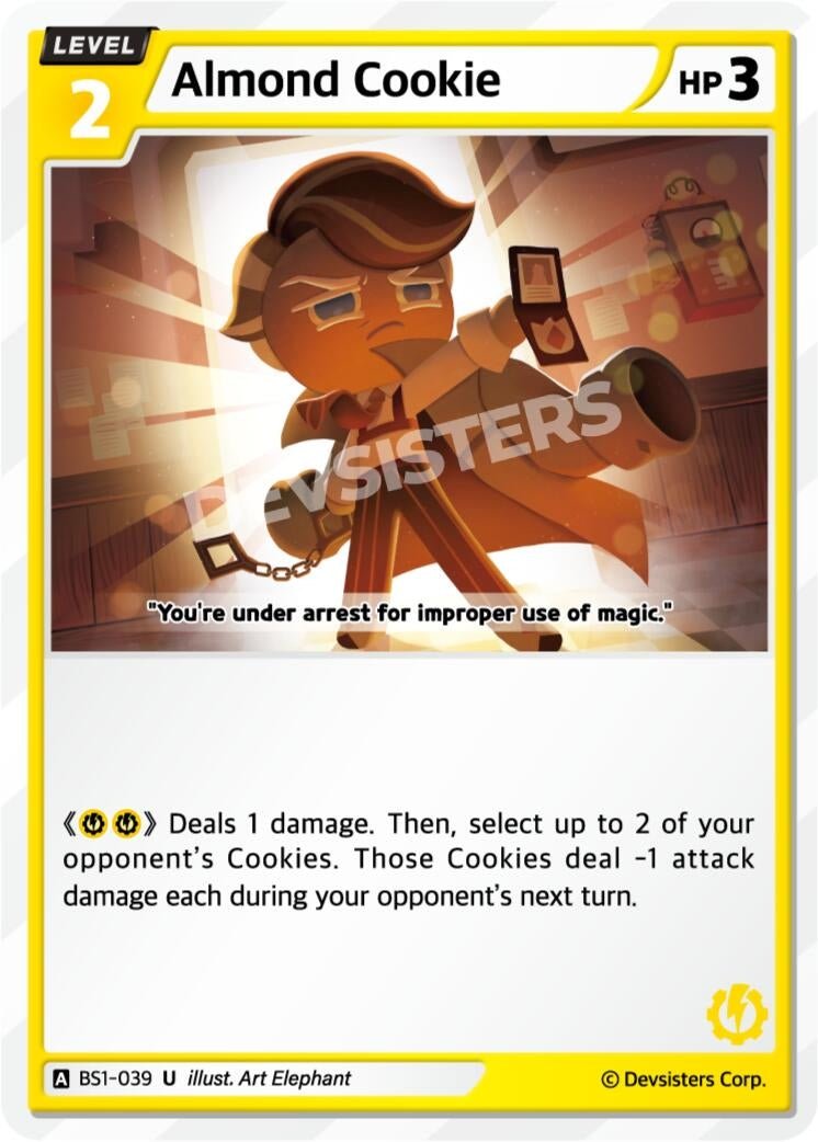 Image for Almond Cookie (BS1-039) (BS1-BS2) - CookieRun: Braverse TCG