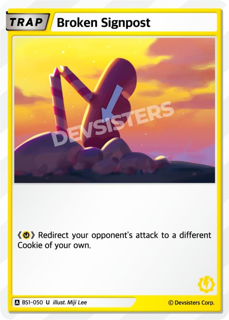 Image for Broken Signpost (BS1-050) (BS1-BS2) - CookieRun: Braverse TCG