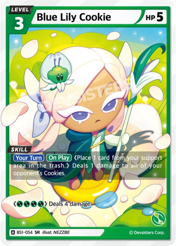 Image for Blue Lily Cookie (BS1-054) (BS1-BS2) - CookieRun: Braverse TCG