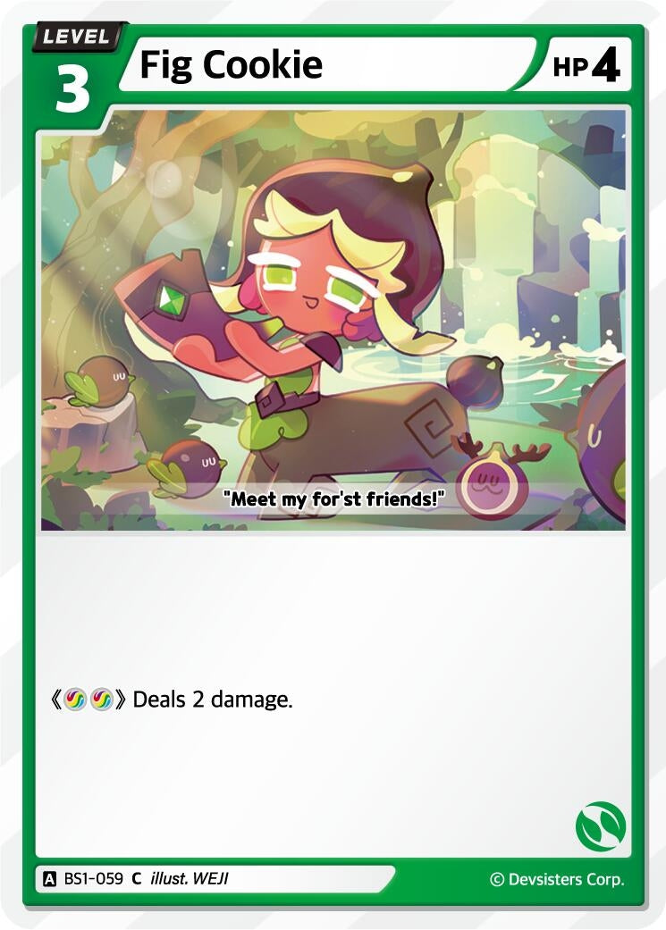 Image for Fig Cookie (BS1-059) (BS1-BS2) - CookieRun: Braverse TCG