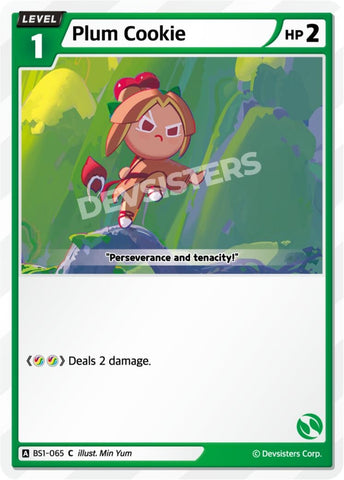 Image for Plum Cookie (BS1-065) (BS1-BS2) - CookieRun: Braverse TCG