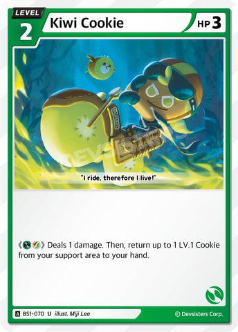 Image for Kiwi Cookie (U) (BS1-070) (BS1-BS2) - CookieRun: Braverse TCG