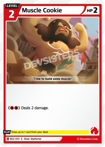 Image for Muscle Cookie (BS2-001) (BS1-BS2) - CookieRun: Braverse TCG