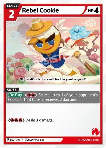 Image for Rebel Cookie (BS2-003) (BS1-BS2) - CookieRun: Braverse TCG