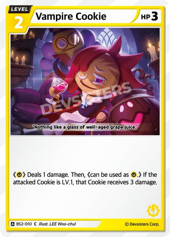 Image for Vampire Cookie (BS2-010) (BS1-BS2) - CookieRun: Braverse TCG