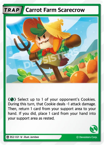 Image for Carrot Farm Scarecrow (BS2-021) (BS1-BS2) - CookieRun: Braverse TCG