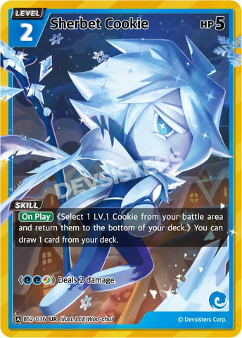 Image for Sherbet Cookie (BS2-036) (BS1-BS2) - CookieRun: Braverse TCG