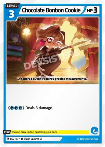 Image for Chocolate BonbonCookie (BS2-037) (BS1-BS2) - CookieRun: Braverse TCG
