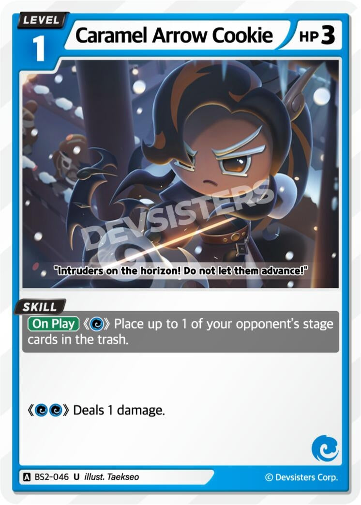 Image for Caramel Arrow Cookie (BS2-046) (BS1-BS2) - CookieRun: Braverse TCG