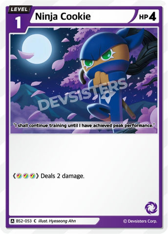 Image for Ninja Cookie (BS2-053) (BS1-BS2) - CookieRun: Braverse TCG