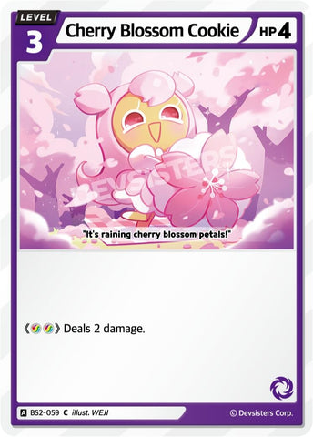 Image for Cherry Blossom Cookie (BS2-059) (BS1-BS2) - CookieRun: Braverse TCG