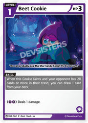 Image for Beet Cookie (BS2-060) (BS1-BS2) - CookieRun: Braverse TCG